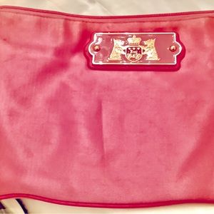 Vintage juicy couture satin makeup case rare